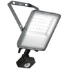 30W LED prožektorius su judesio davikliu ESUS, sidabro sp., CCT, IP54