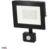 30W LED prožektorius su judesio davikliu KASTEL, juodas, 4000K, IP65, 120°