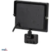 30W LED prožektorius su judesio davikliu KASTEL, juodas, 4000K, IP65, 120°