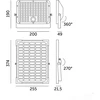 30W LED prožektorius su saulės baterija MHCS, juodas, 3000/4000K, su judesio davikliu, IP65