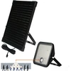 30W LED prožektorius su saulės baterija MHCS, juodas, 3000/4000K, su judesio davikliu, IP65
