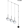 30W LED sieninis šviestuvas FLAT 3, juodas, 3000K