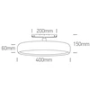 30W LED šviestuvas į magnetines sistemas MINI/MIDI/MAXI/P&P, juodas, 3000/4000K, 48V, DALI, 42146L/B/V