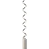 30W LED toršeras HELIX, baltos/sidabro sp., 4000K