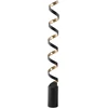 30W LED toršeras HELIX, juodos/aukso sp., 3000K