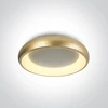 Lubinis šviestuvas 30W LED vidaus plafonas, šlifuoto aukso sp., 2700/3000/4000K, dimeriuojamas, 62134N/BGL/V