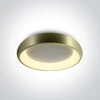 Lubinis šviestuvas 30W LED vidaus plafonas, šlifuoto žalvario sp., 2700/3000/4000K, dimeriuojamas, 62134N/BBS/V