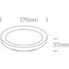 Lubinis šviestuvas 30W LED vidaus plafonas, šlifuoto žalvario sp., 2700/3000/4000K, dimeriuojamas, 62130L/BBS/V