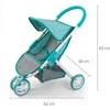3106 Susie Prestige Mint lėlių vežimėlis