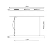31,5W LED pakabinamas šviestuvas Juodas FOSTER SUSPENSION, juodas, 4000K, 38°