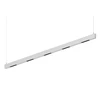 31,8W linijinis pakabinamas šviestuvas X-LINE SLIGHT L-DOWN LED LINE-BM, juodas, 4000K, IP40