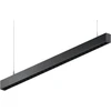 31,8W linijinis pakabinamas šviestuvas X-LINE SLIM LOW UGR L-DOWN LED, juodas, 3000K, IP40