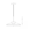 31W LED pakabinamas šviestuvas, juodos/dūmų sp., 2700/3000K, dimeriuojamas, 25275