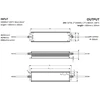 320W LED maitinimo šaltinis MCHQ-GA, 24V, PFC, IP65