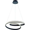 32,9W LED pakabinamas šviestuvas SIGMA, juodas, 3000K, 4247900