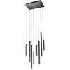 32W LED pakabinamas šviestuvas MADISON, juodas, 3000K, 01-2048