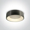 Lubinis šviestuvas 32W LED plafonas, juodu korpusu, 3000K, 62132N/MG/W