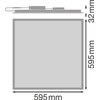 Ledvance 33W LED panelė PANEL COMFORT, 4000K, dimeriuojama