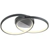 Lubinis šviestuvas 33W LED paviršinis šviestuvas ESPIRAL, juodas, 3000K, dimeriuojamas, 01-2680