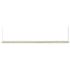 Pakabinamas šviestuvas 34,1W LED pakabinamas linijinis šviestuvas LOOP, šlifuoto aukso p., 3000K, 1790mm, dimeriuojamas