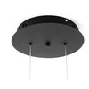 34W LED pakabinamas šviestuvas CIRCULO 100, juodas, 3000K