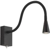 3,4W LED sieninis šviestuvas KOKO, juodas, 3200K, 4157500