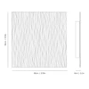 34W LED sieninis šviestuvas PLANUM MEDIUM, baltas, 2700K, dimeriuojamas
