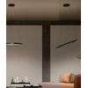 35W + 35W LED pakabinamas šviestuvas VANCE, blizgios juodos sp., dimeriuojamas, 2700/4000/5000K, 01-3738