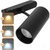 35W LED akcentinis šviestuvas į 3 fazių bėgelius NEXTRACK CORE, juodas, 3000/4000/5000K, 36°