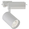 35W LED akcentinis šviestuvas į 3 fazių bėgelius HERCULES, baltas, 3000K, 3913-013W-3-S-24