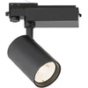 35W LED akcentinis šviestuvas į 3 fazių bėgelius HERCULES, juodas, 4000K, 3913-013B-4-S-24