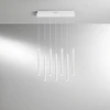 35W LED pakabinamas šviestuvas PYPE, baltas, CCT
