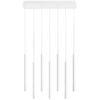 35W LED pakabinamas šviestuvas PYPE, baltas, CCT