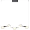 35W LED pakabinamas šviestuvas SINCLAIR, juodos sp./skaidrus, 3000K, dimeriuojamas, 01-3244