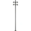 35W LED pastatomas lauko šviestuvas, juodas, 3000K, IP65, E406