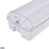 3,5W LED paviršinis evakuacinis šviestuvas GALER, baltas, 6500K, IP65, 3h veikimas autonominiu režimu, su piktogramų rinkiniu