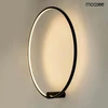35W LED sieninis šviestuvas HOOP 80, juodas, 3000K