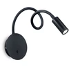 Sieninis šviestuvas Ideal Lux 3W wall lamp with 1 light FOCUS-1, 3000K, baltas