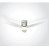 Lubinis šviestuvas 35W ventiliatorius su dimeriuojamu 22W LED šviestuvu, baltas, 3000/4000/5500K, 6302C/W/V
