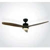 Lubinis šviestuvas 35W ventiliatorius su dimeriuojamu 22W LED šviestuvu, juodas/tamsaus medžio sp., 3000/4000/5500K, 6308D/B/V