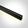 Pakabinamas šviestuvas 36-65W LED pakabinamas linijinis šviestuvas, juodas, 3000/4000/5000K, 38150BU/B/V