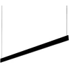 Pakabinamas šviestuvas 36W LED pakabinamas linijinis šviestuvas DESK, juodas, 3000K, šviečia į viršų ir į apačią, 336176