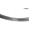 36W LED pakabinamas šviestuvas ANILLO, tamsaus chromo sp., 3000K, 80cm