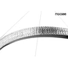 36W LED pakabinamas šviestuvas ANILLO, tamsaus chromo sp., 3000K, 80cm