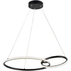36W LED pakabinamas šviestuvas DOUBLE, juodas, 3000K, 4275800