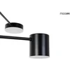 36W LED pakabinamas šviestuvas PIAZETTA, juodas, 3000K
