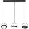 36W LED pakabinamas šviestuvas PUCK, juodas, 3000K