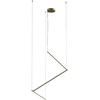 36W LED pakabinamas šviestuvas STICK, matinės žalvario sp., 3000K, dimeriuojamas, 01-2798