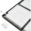 36W LED paviršinė/įleidžiama panelė BRISBANE PREMIUM, juoda, 4000K