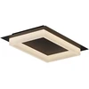 Lubinis šviestuvas 36W LED paviršinis šviestuvas PERIMETRO, juodas, 3000/4000/6500K